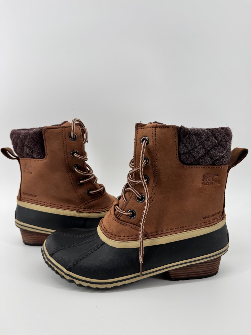 Sorel Joan Of Arctic Brown Waterproof Boots